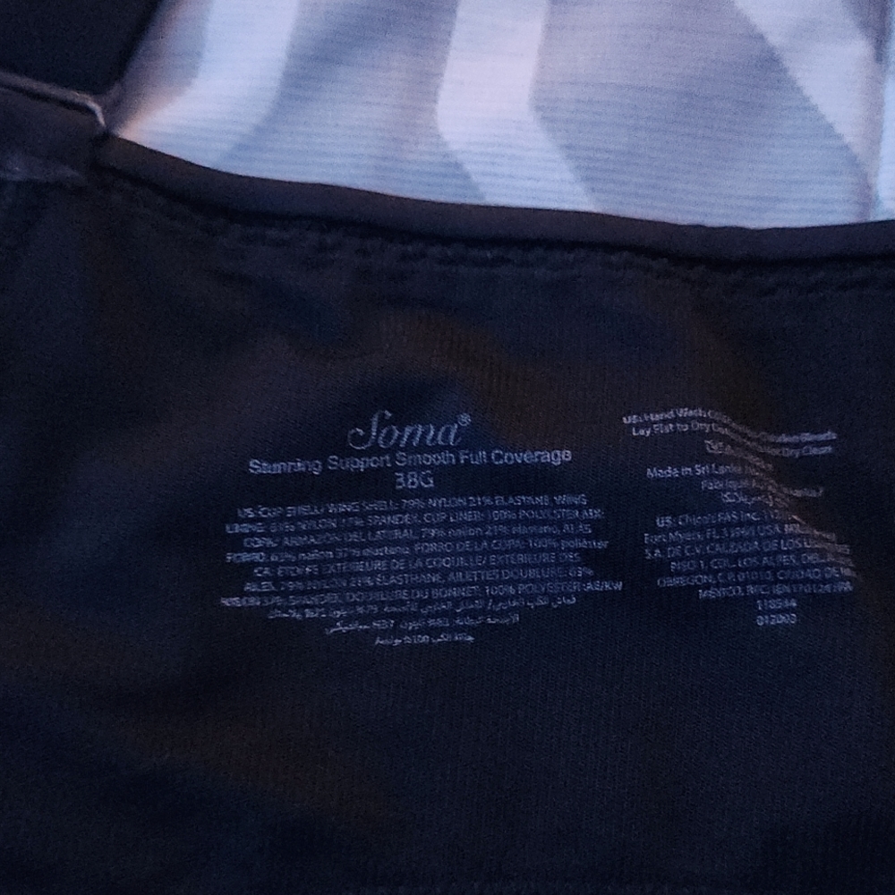 Black Soma Bra